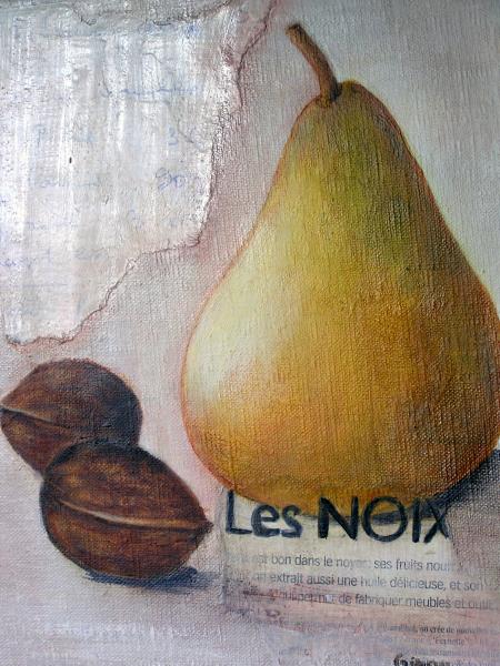 Poires et noix